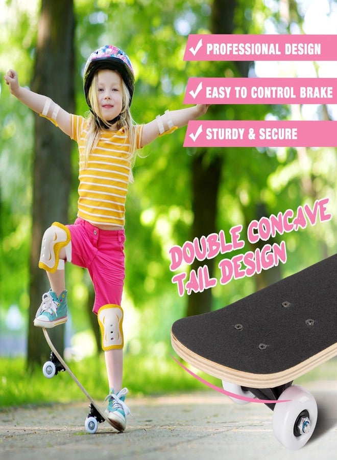 Honoson 7 Pcs Skateboard for Toddlers Beginners Knee Elbow Pads Wrist Guards Gear Set (Cute Unicorn, Age 2-5 Kids 17 x 5'') - Image 4